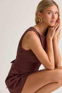 Grace Denim Romper