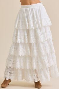 Dara Crochet Midi Skirt